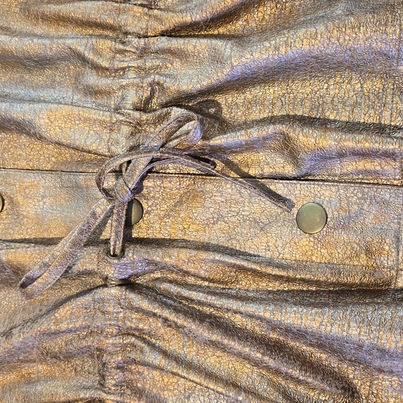 RUBY Rd. Metallic gold jacket, size 12p, NWT - Picture 4 of 6